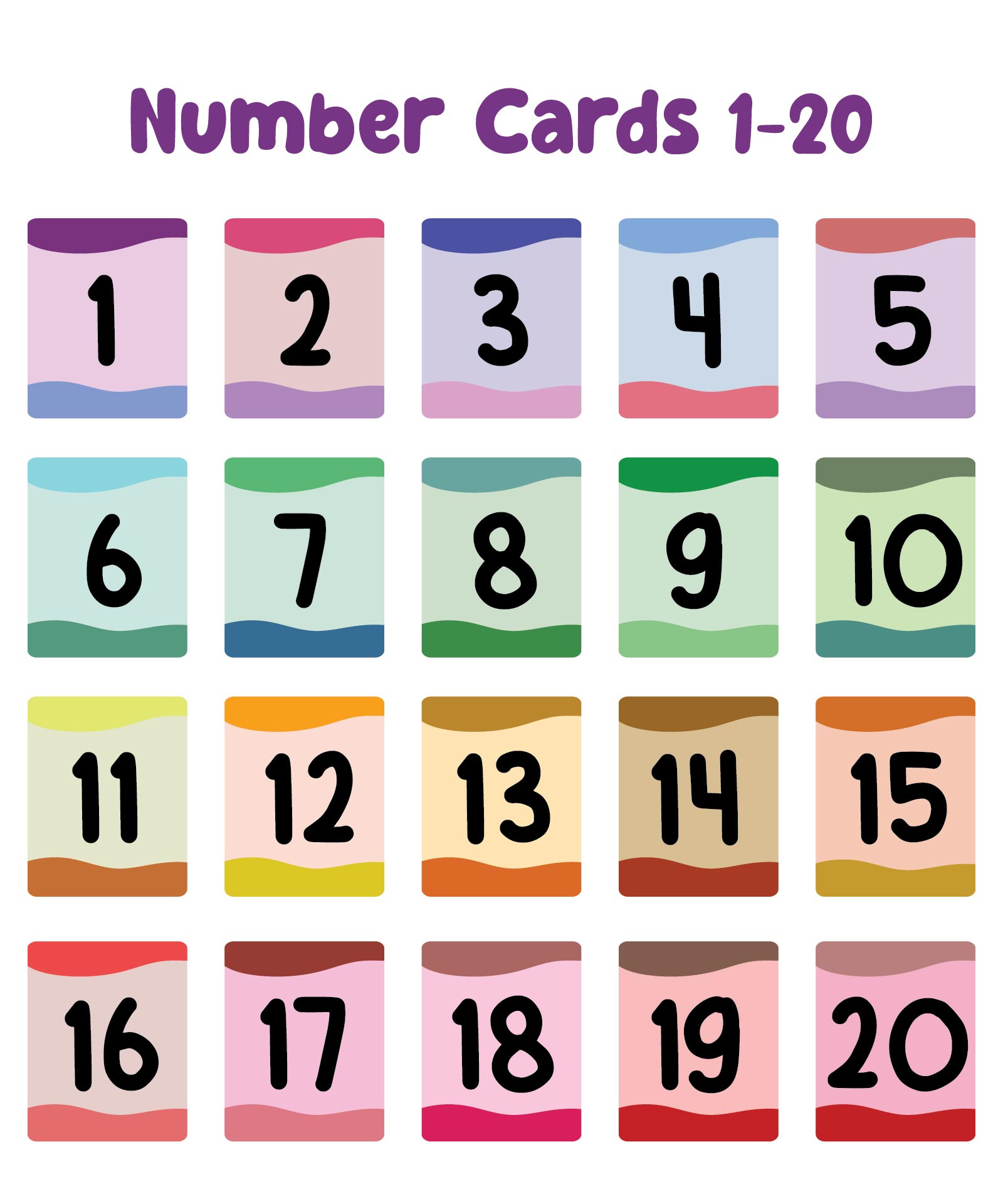 Free Printable Numbers 1 To 20 Worksheets - Worksheets Library in Free Printable Numbers 1 20