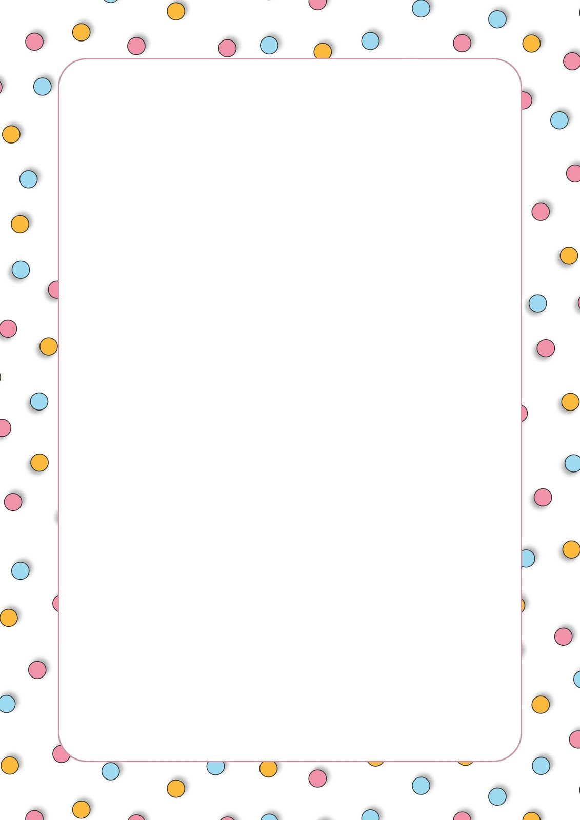 Free Printable Page Border Templates You Can Customize | Canva throughout Free Printable Border Paper