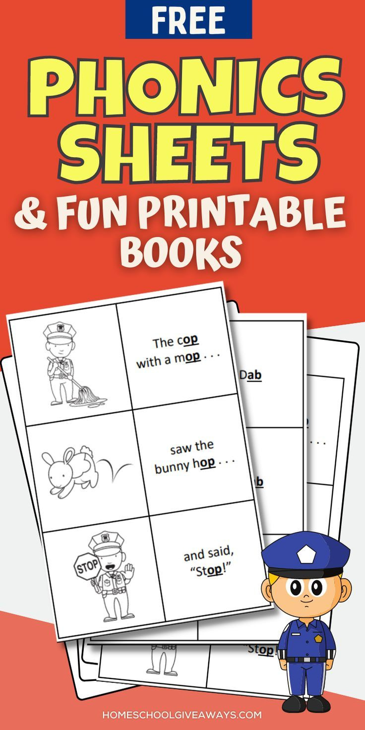Free Printable Phonics Books And Worksheets intended for Free Printable Phonics Books