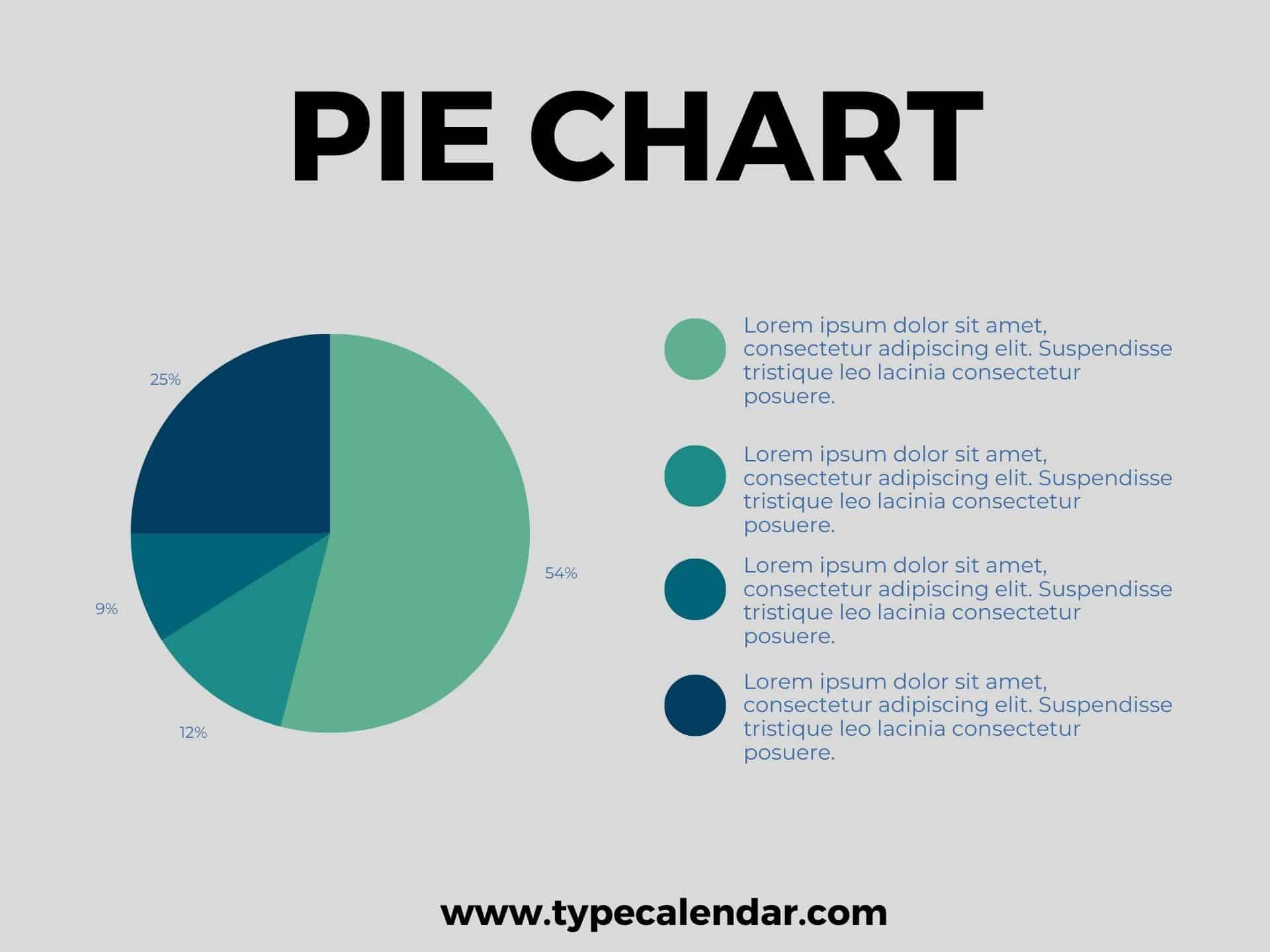 Free Printable Pie Chart Templates [Excel, Pdf, Word] Maker in Free Printable Pie Chart