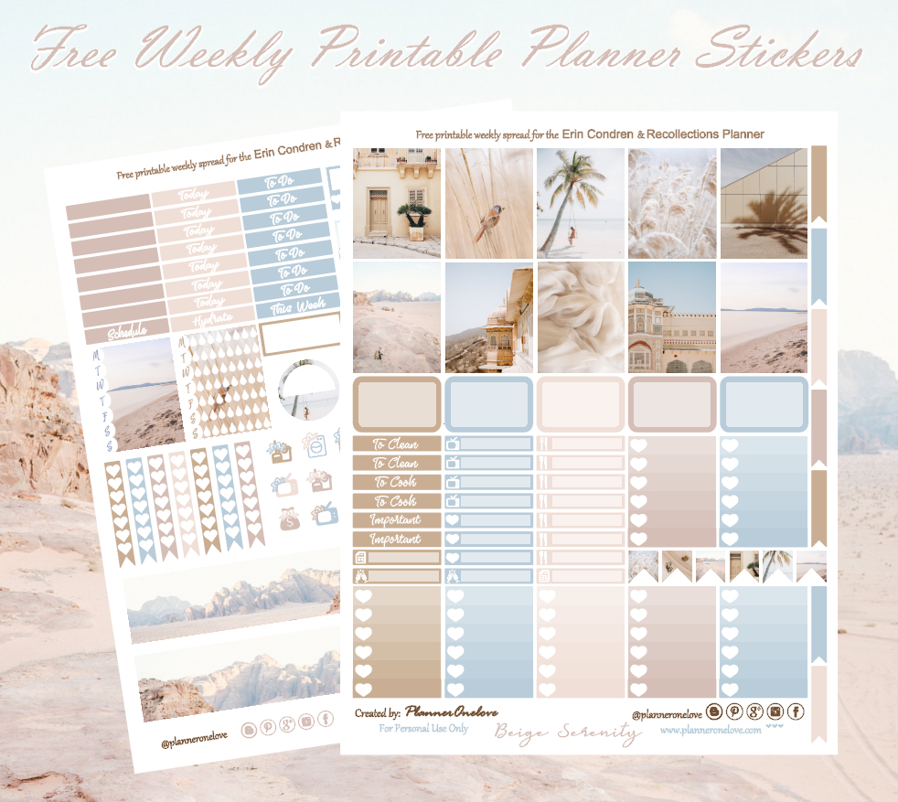 Free Printable Planner Stickers For Erin Condren & Recollections for Printable Erin Condren Stickers Free