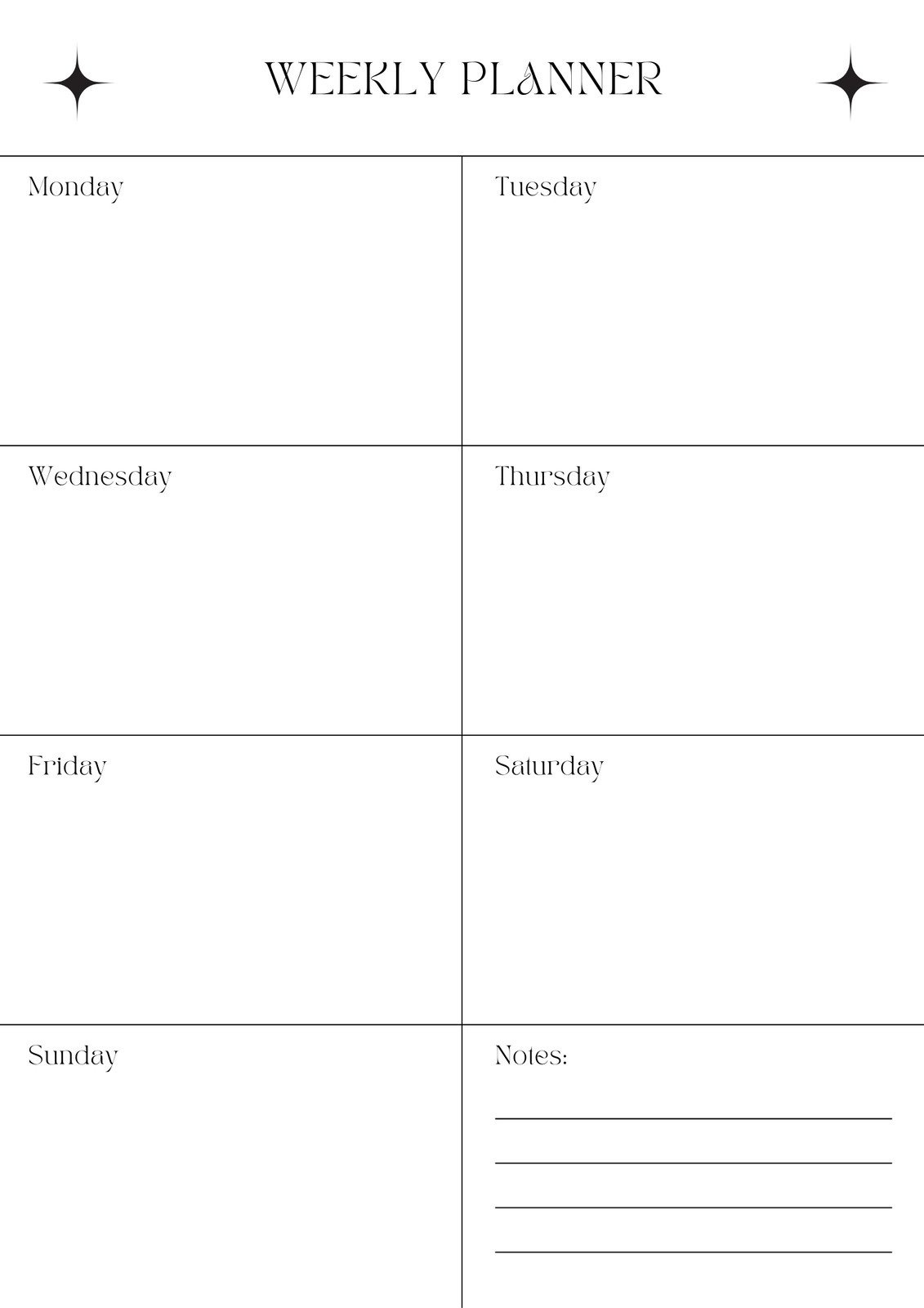 Free, Printable Planner Templates To Customize | Canva in Free Printable Templates