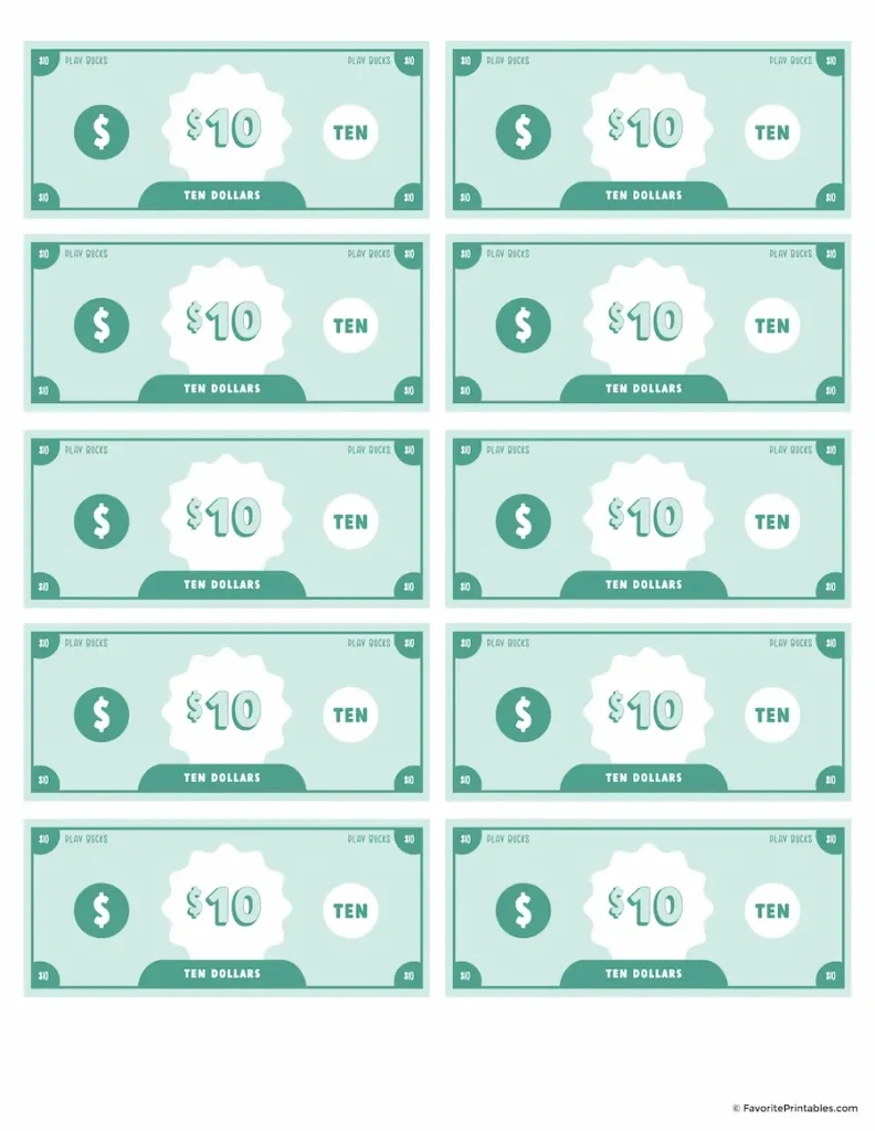 Free Printable Play Money For Kids - Favorite Printables pertaining to Free Printable Money For Kids