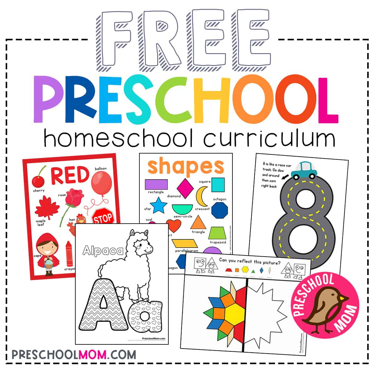 Free Printable Preschool Worksheets - Preschool Mom regarding Free Printable Nursery Resources
