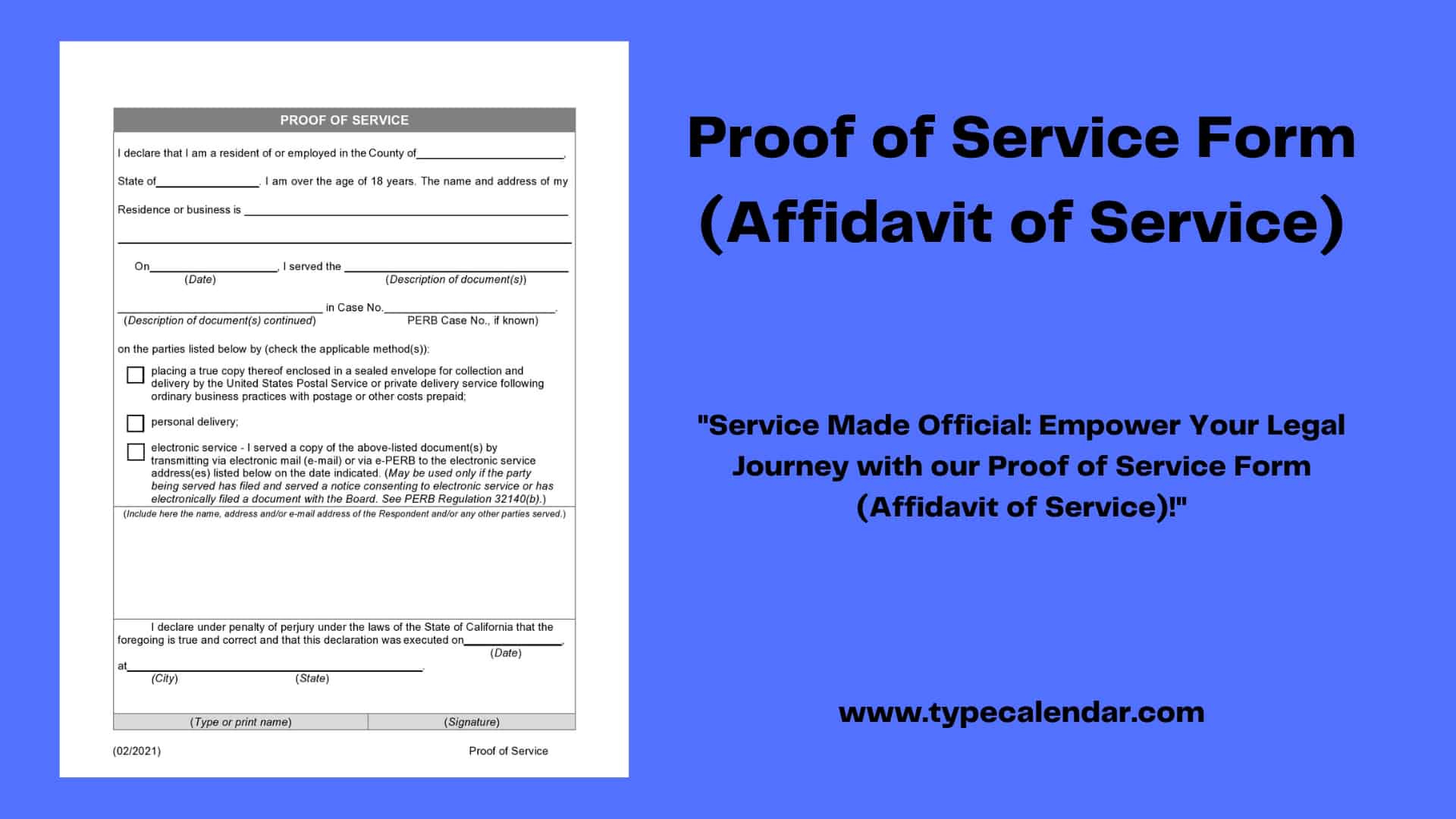 Free Printable Proof Of Service Form Templates [Pdf &amp;amp; Word] inside Free Printable Legal Documents