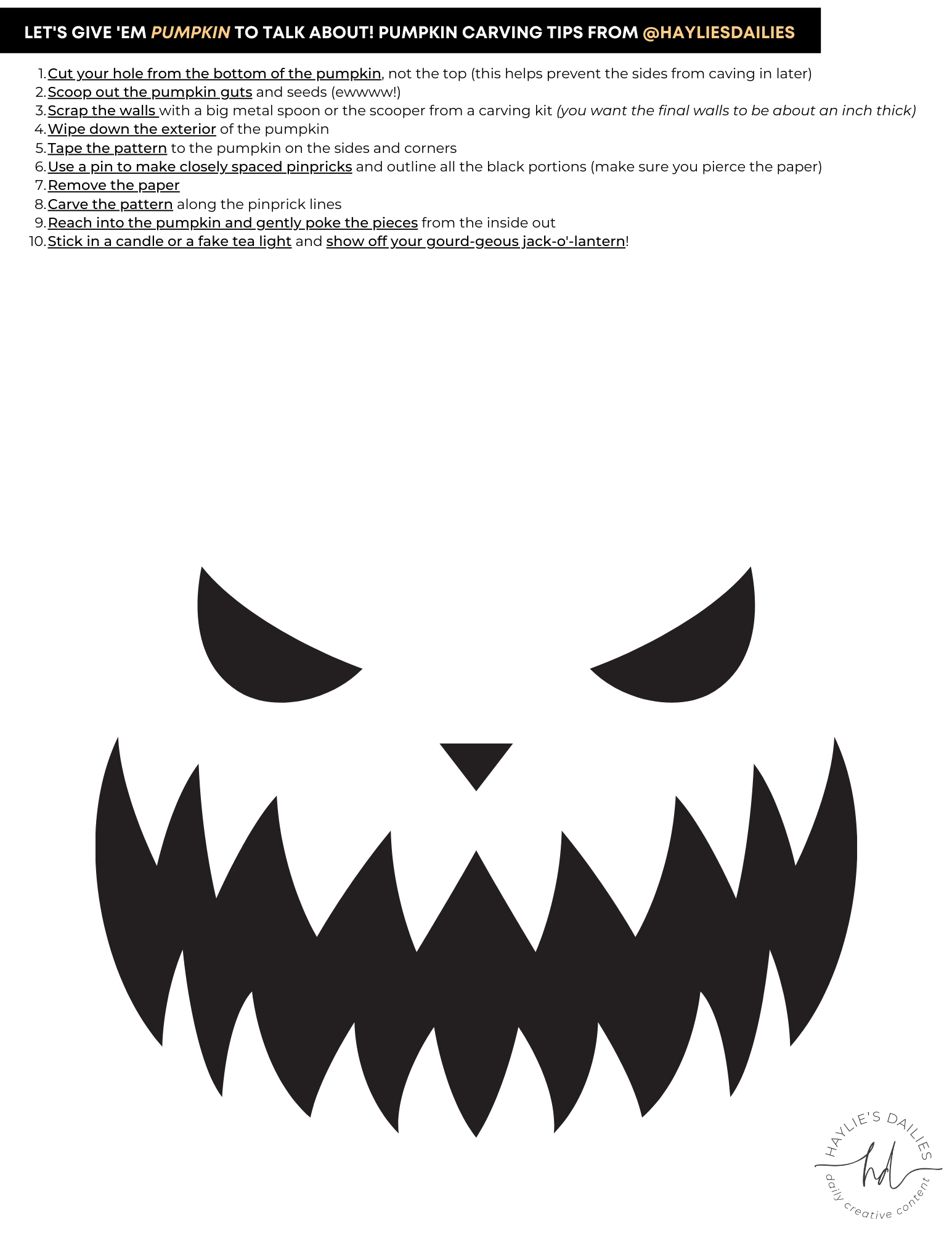 Free Printable Pumpkin Carving Patterns For The Most Boo-Tiful throughout Jack O Lantern Patterns Free Printable