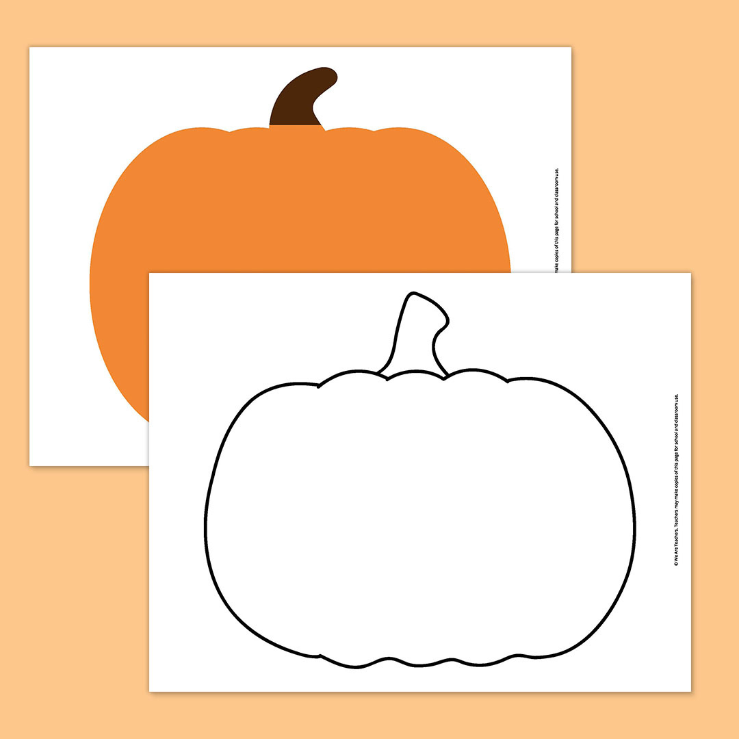 Free Printable Pumpkin Template Bundle For Fall regarding Pumpkin Shape Template Printable Free