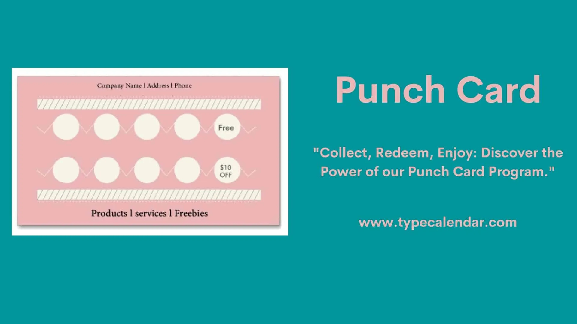 Free Printable Punch Card Templates [Pdf, Word] with regard to Free Printable Loyalty Card Template