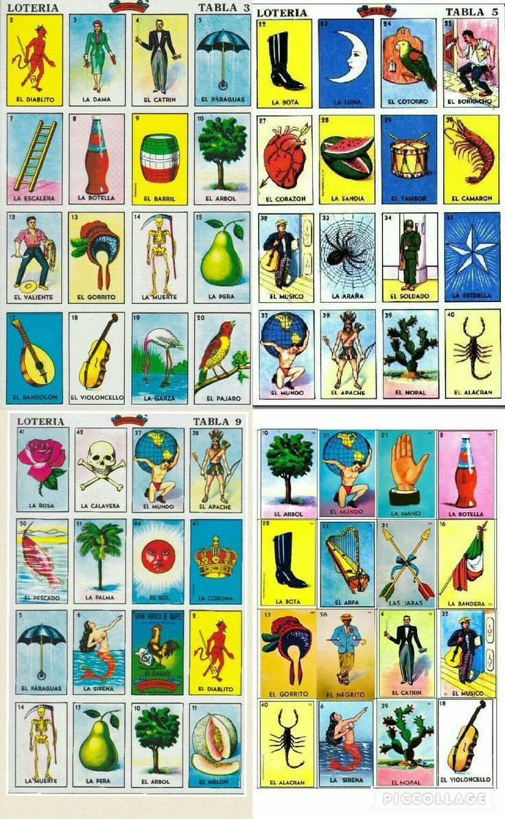 Free Printable | Puzzles | Bingo Cards | Worksheets inside Free Printable Loteria Cards