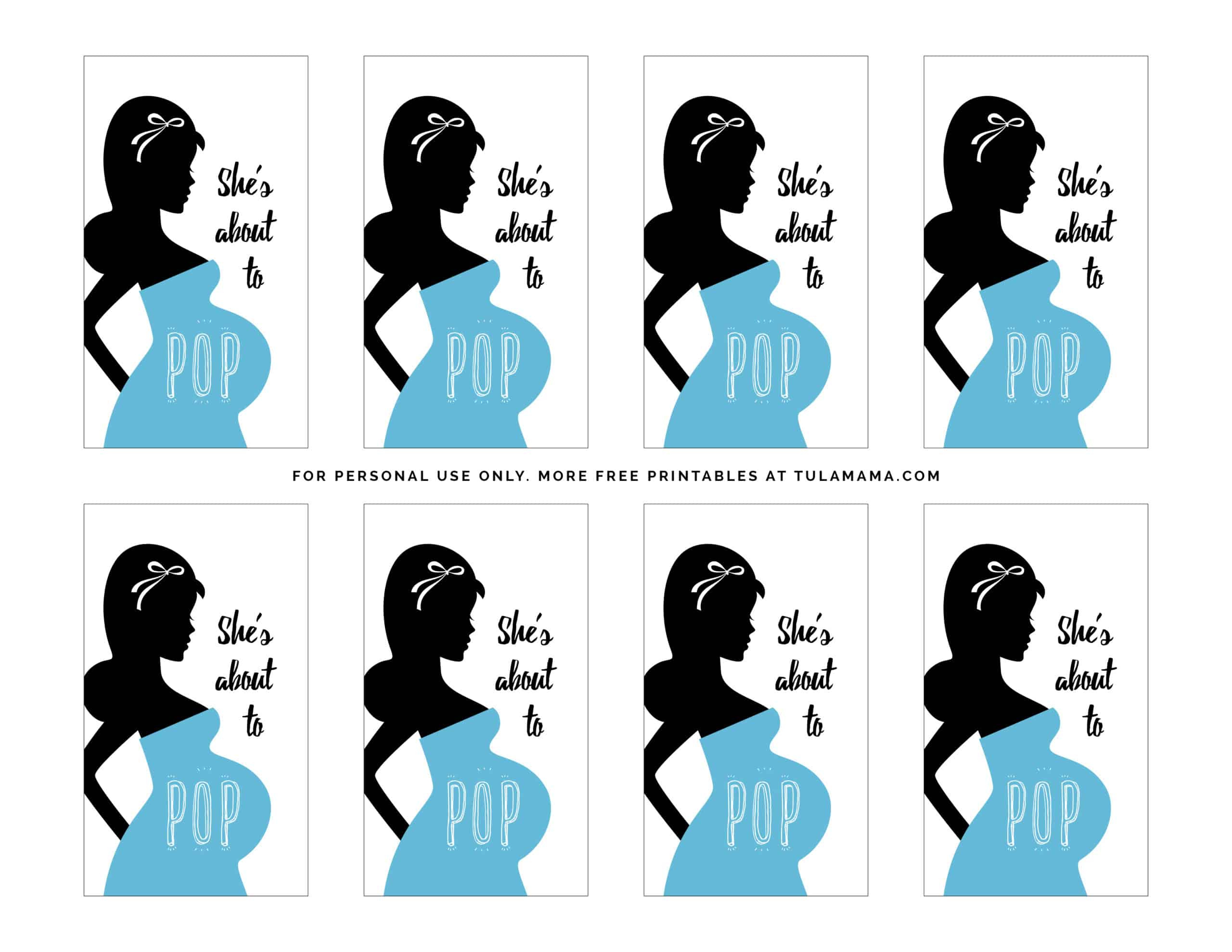 Free Printable "Ready To Pop Baby Shower" Printables - Tulamama with Free Printable Ready To Pop Labels