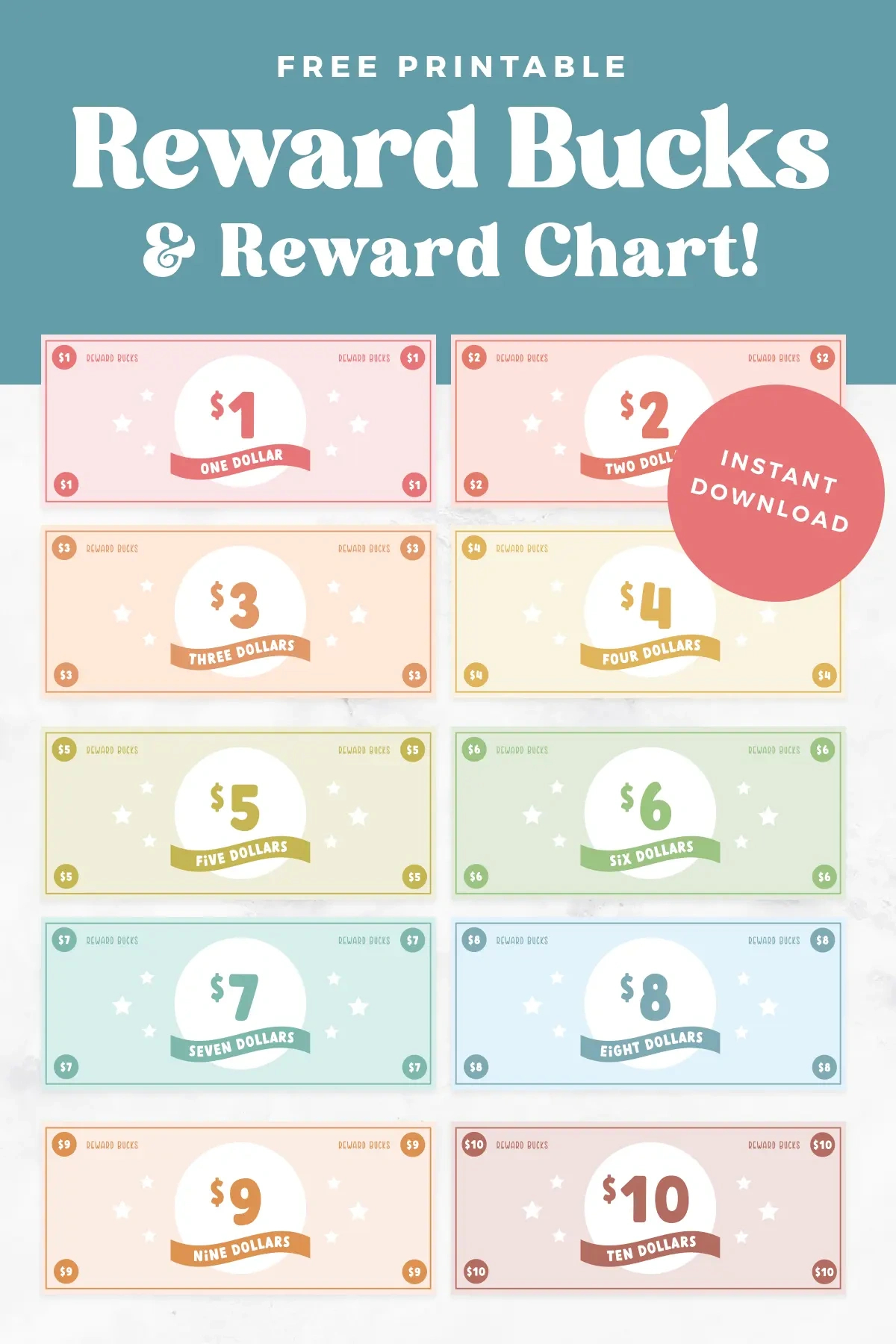 Free Printable Reward Bucks For Kids - Favorite Printables for Free Printable Chore Bucks