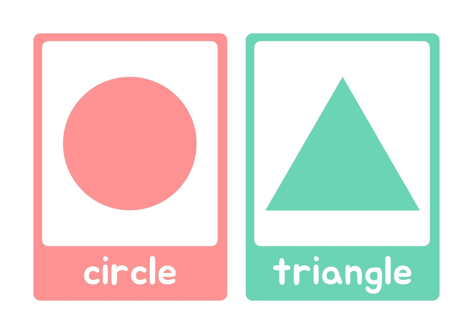 Free Printable Shapes Flashcards Templates | Canva for Large Printable Shapes Free