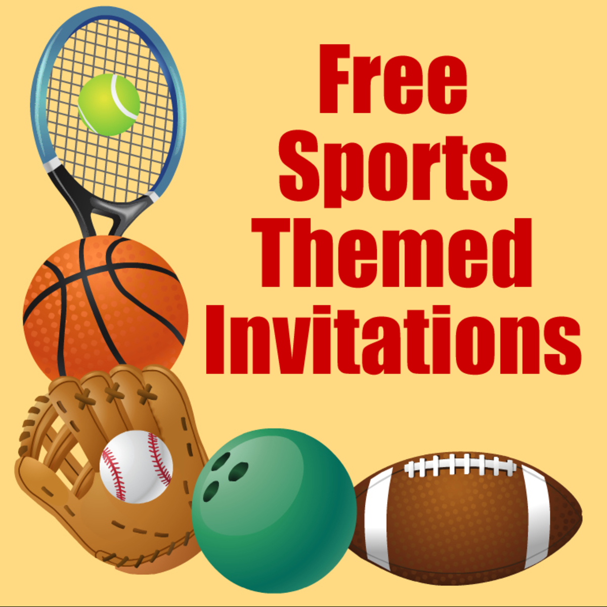 Free Printable Sports Birthday Party Invitations Templates - Hubpages regarding Free Printable Sports Birthday Invitation Templates
