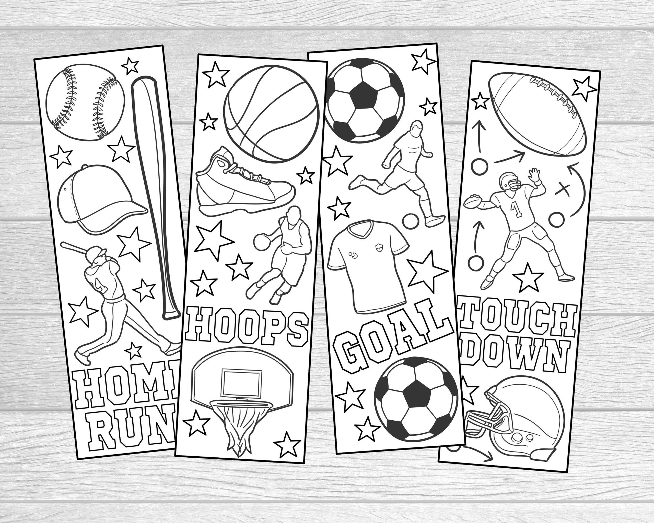 Free Printable Sports Bookmarks - Worksheets Library regarding Free Printable Sports Bookmarks