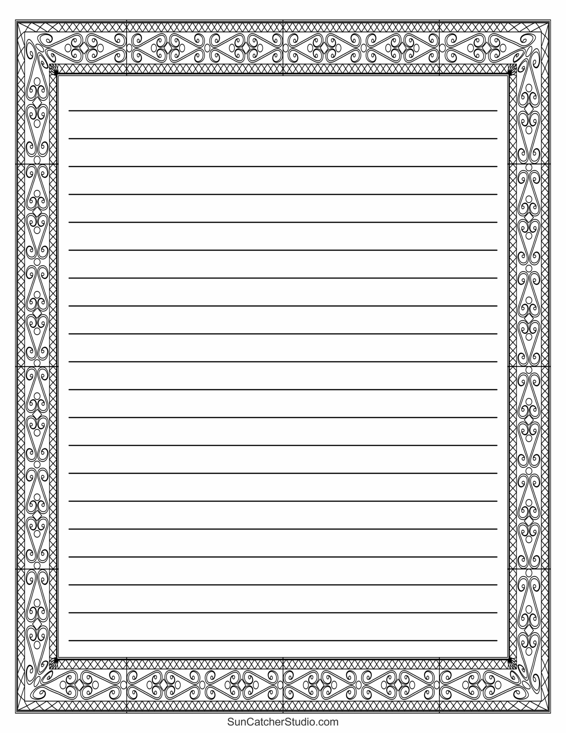 Free Printable Stationery And Lined Letter Writing Paper – Diy inside Free Printable Writing Paper For Adults
