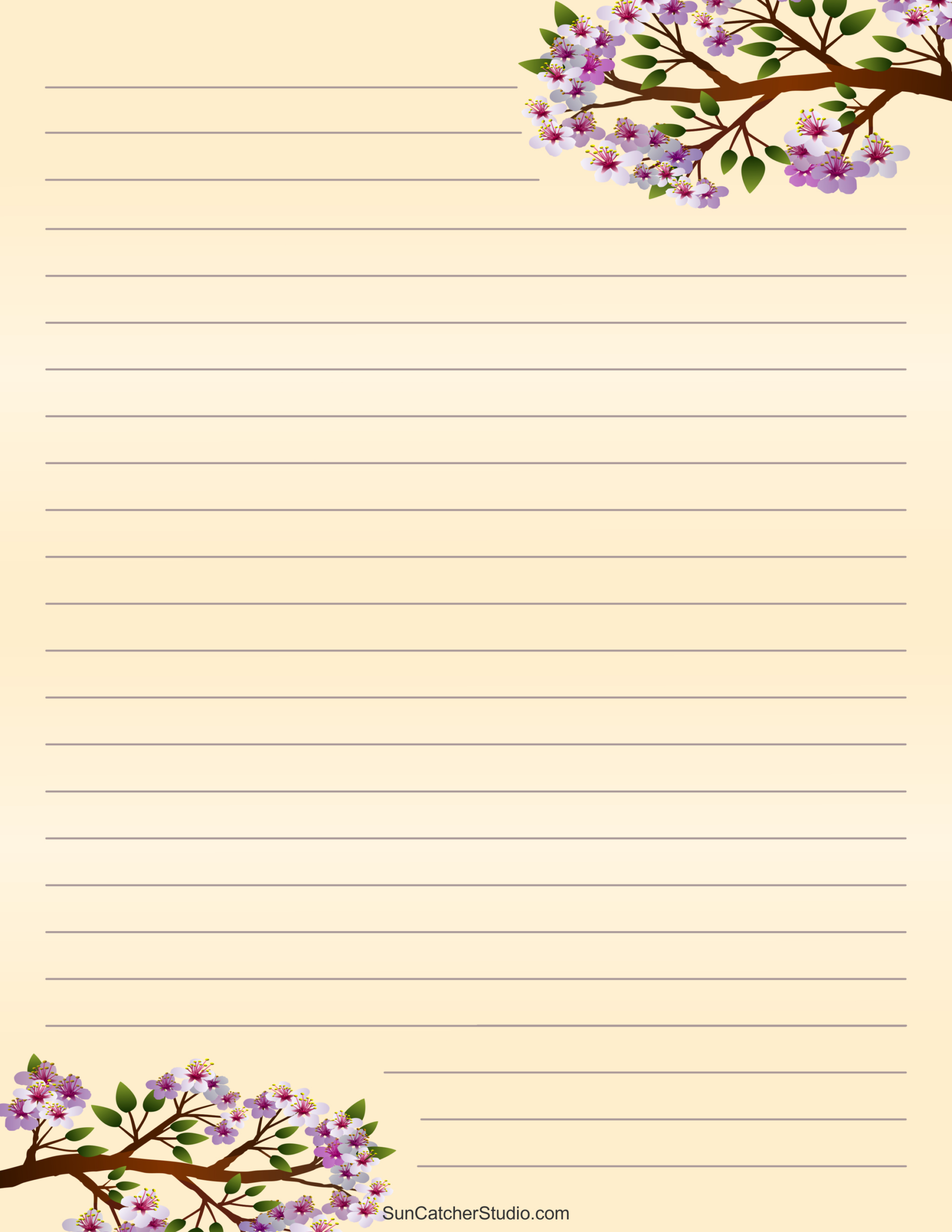 Free Printable Stationery And Lined Letter Writing Paper – Free for Free Printable Stationery