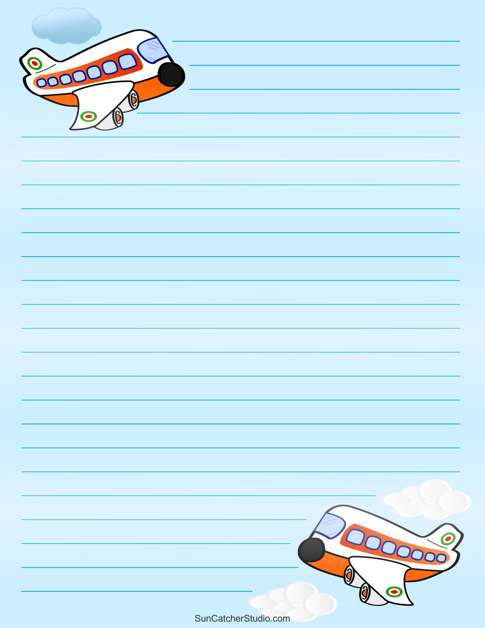 Free Printable Stationery And Lined Letter Writing Paper – Free in Free Printable Stationery Writing Paper