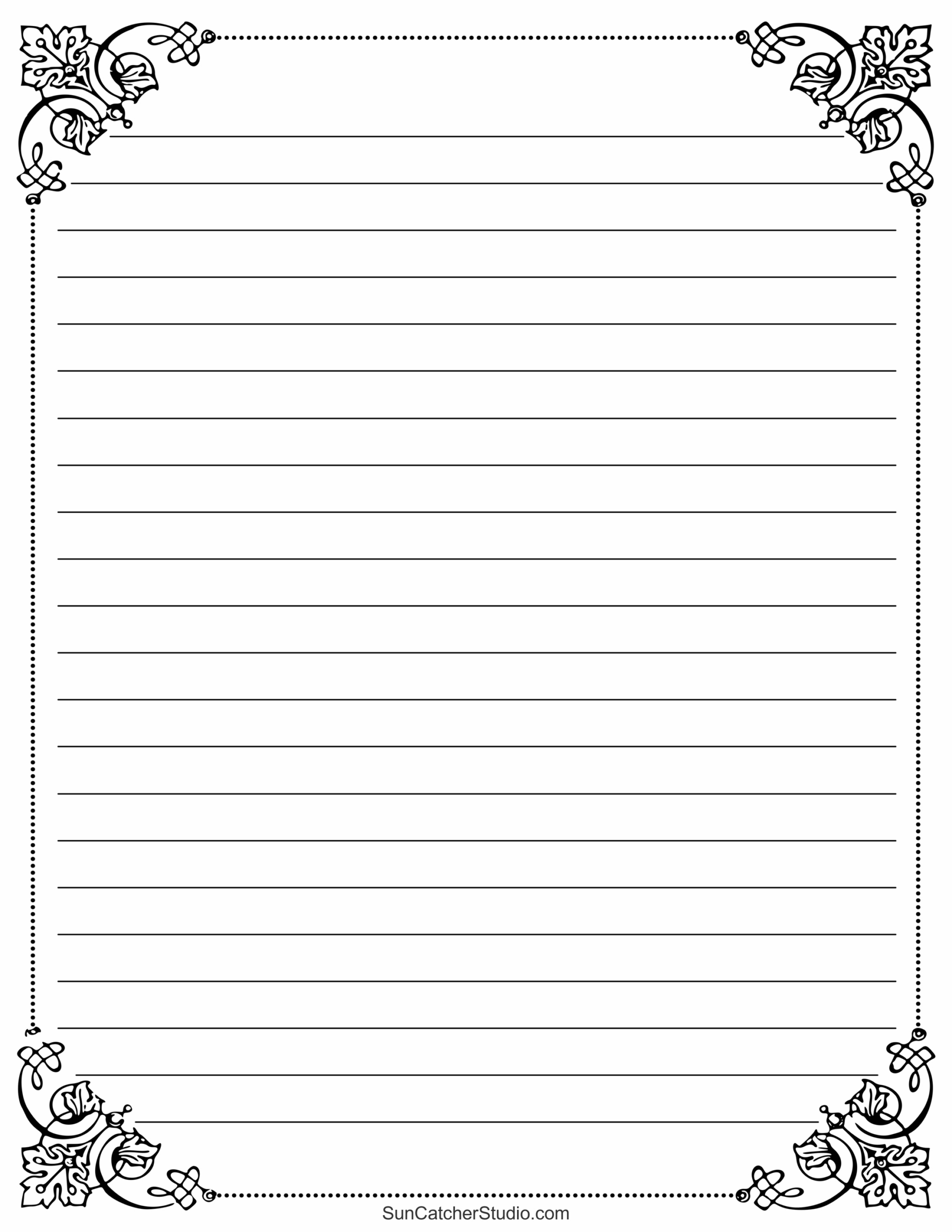 Free Printable Stationery And Lined Letter Writing Paper – Free intended for Free Printable Stationery Paper