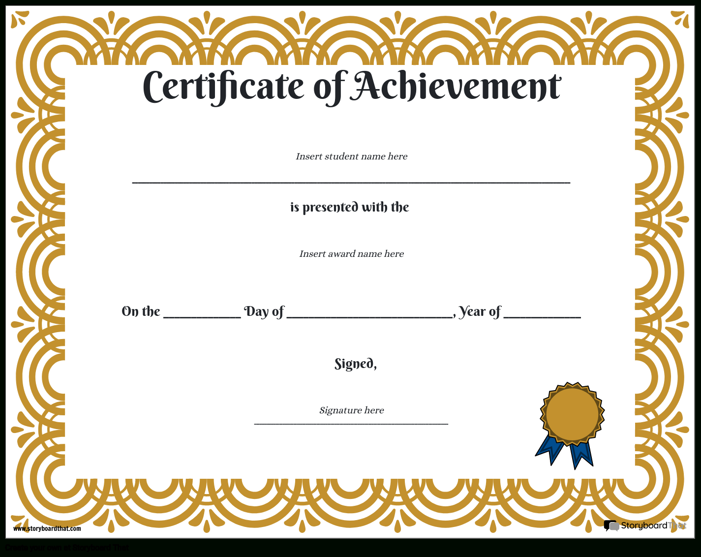 Free Printable Student Certificate And Award Templates with Free Printable Awards