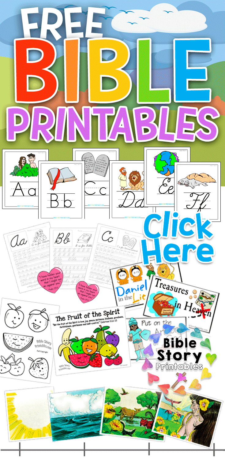Free Printable Sunday School Resources intended for Bible Lessons For Toddlers Free Printable