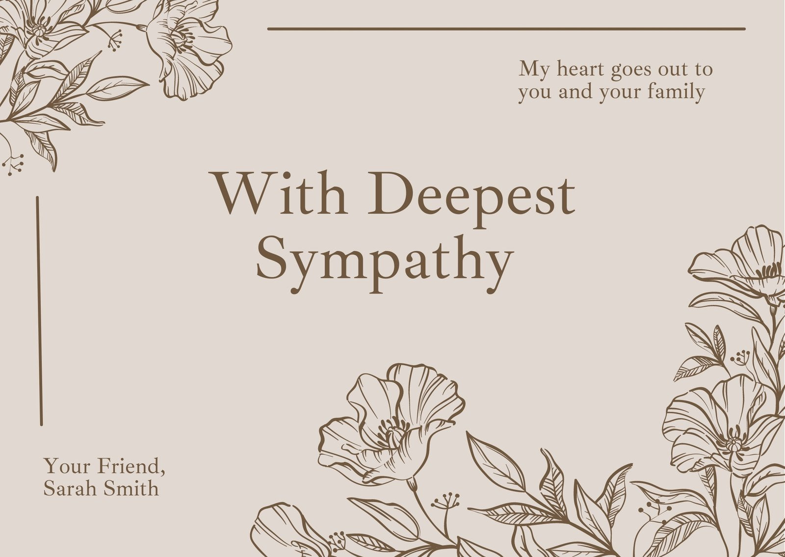 Free Printable Sympathy Card Templates To Customize | Canva in Free Printable Sympathy Cards