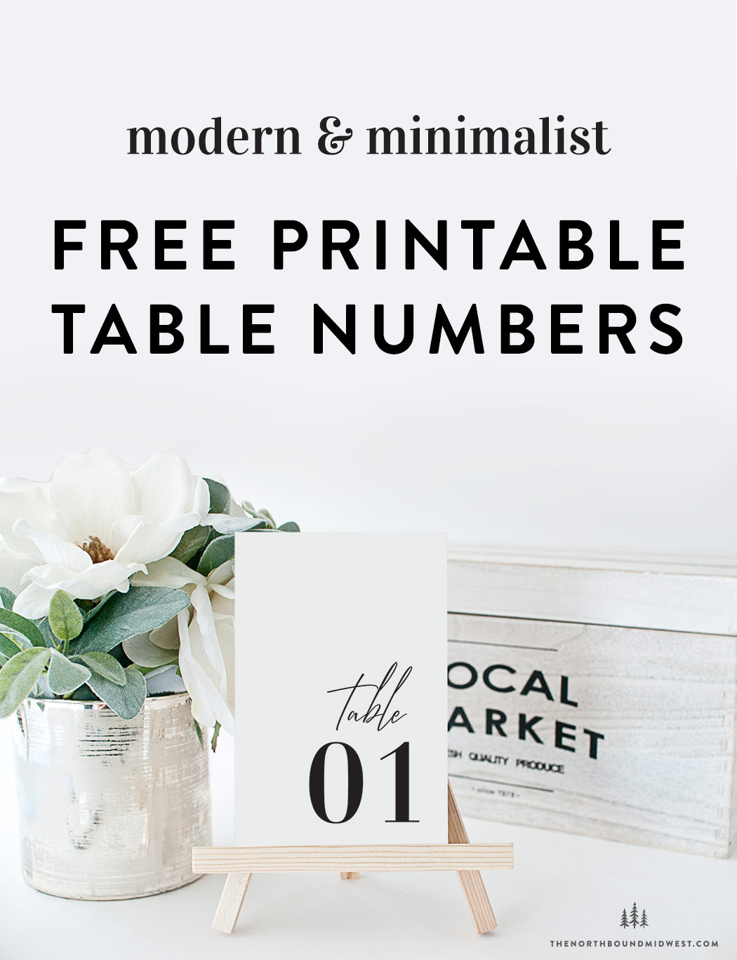 Free Printable Table Numbers | Modern &Amp; Minimalist | 1-30 throughout Free Printable Table Numbers 1 30