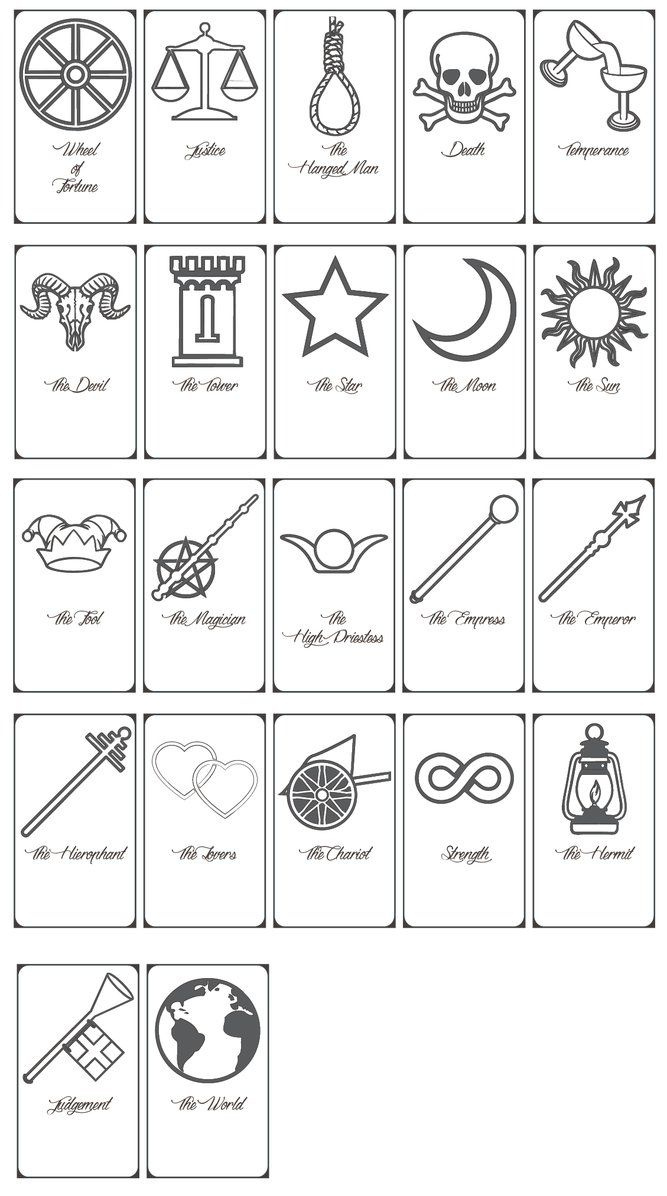 Free Printable Tarot Cards!Keniakittykat On Deviantart throughout Free Printable Tarot Cards