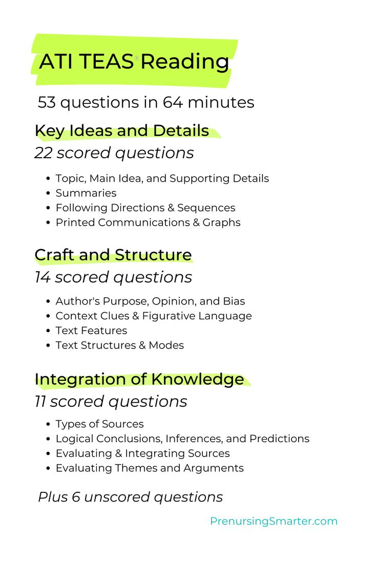 Free Printable Teas Test Study Guide with regard to Free Printable Teas Test Study Guide