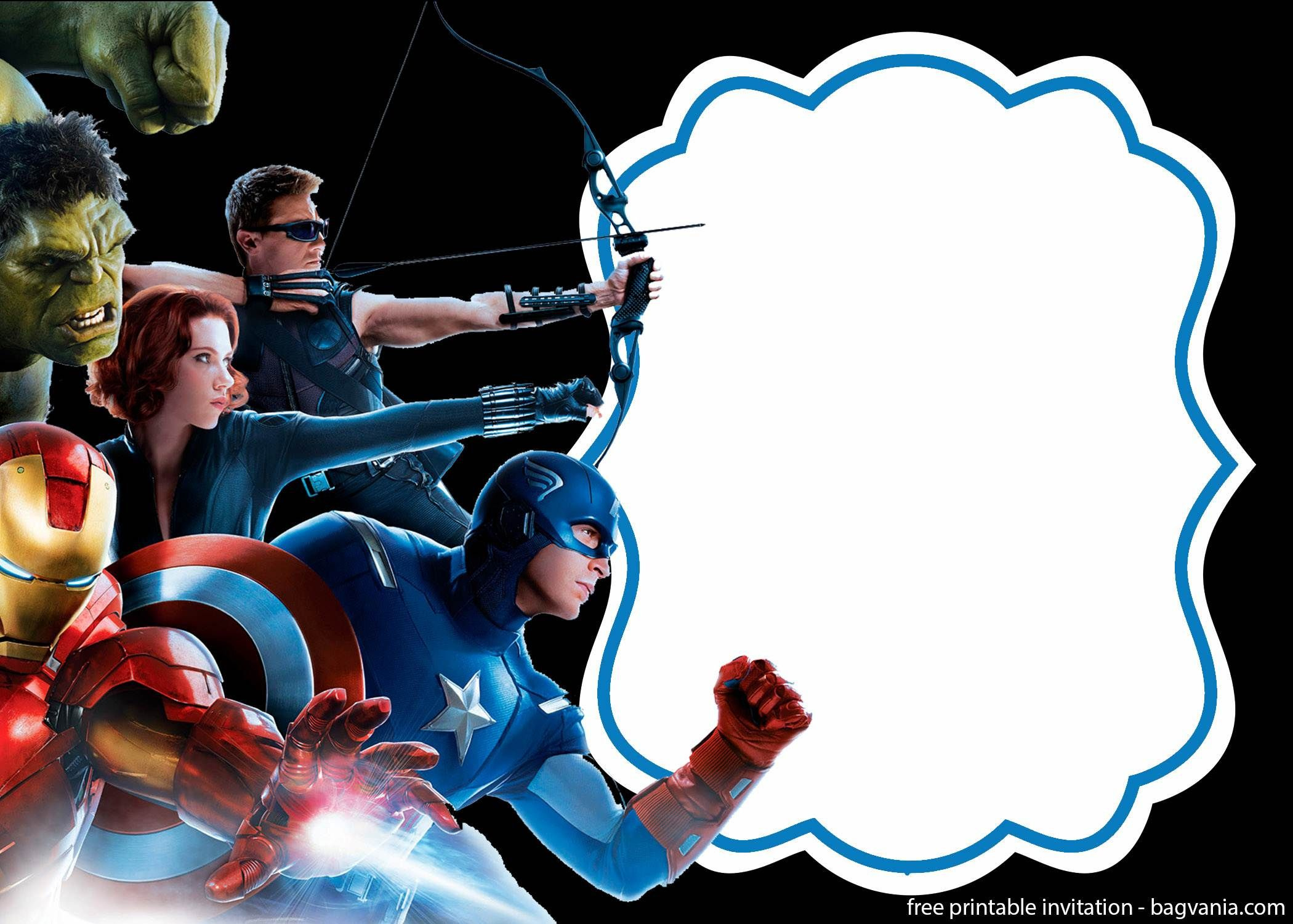 Free Printable The Avengers Invitation Template - Worksheets Library within Free Printable Avengers Birthday Party Invitations