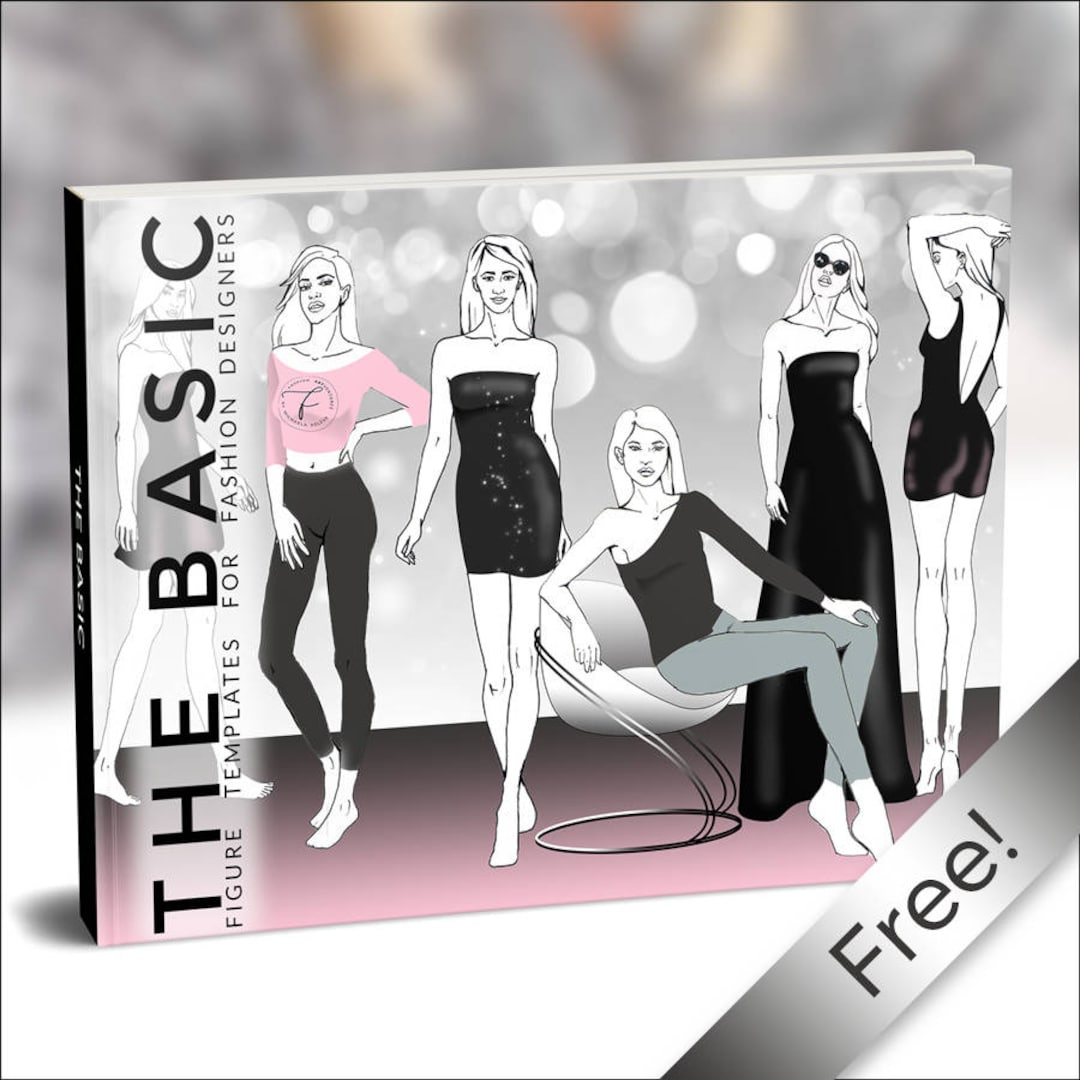 Free Printable - The Basic Bundle | Modevorlage, Modeillustration with Free Printable Fashion Templates