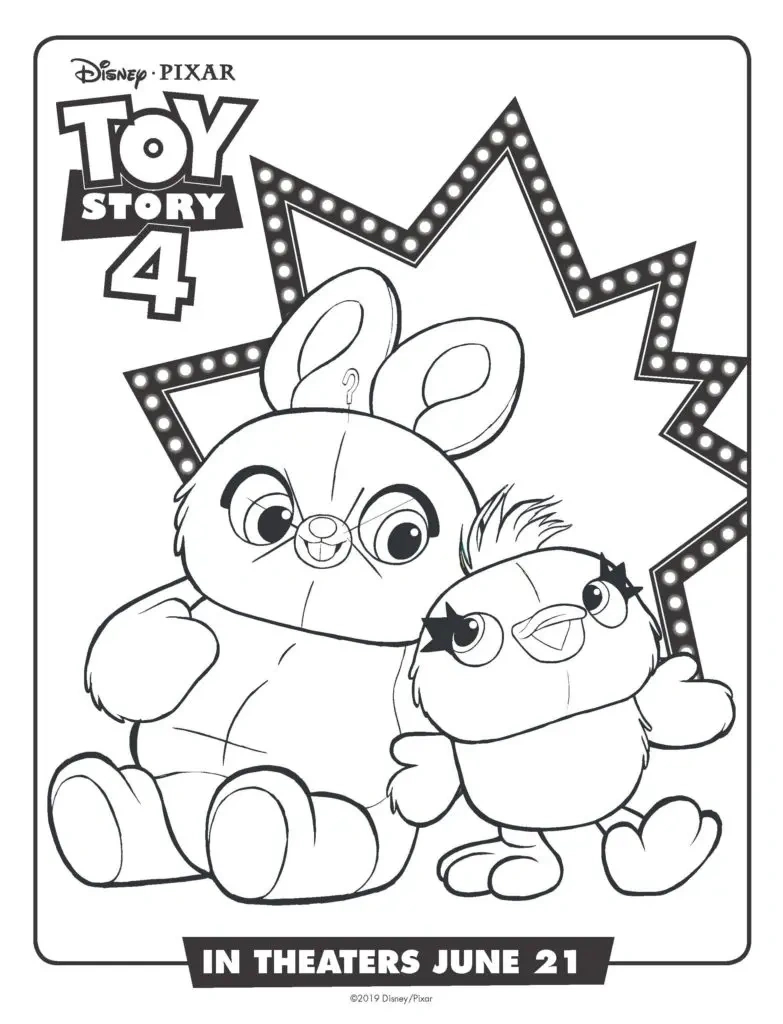 Free Printable Toy Story 4 Coloring Pages And Activities pertaining to Free Printable Disney Stories