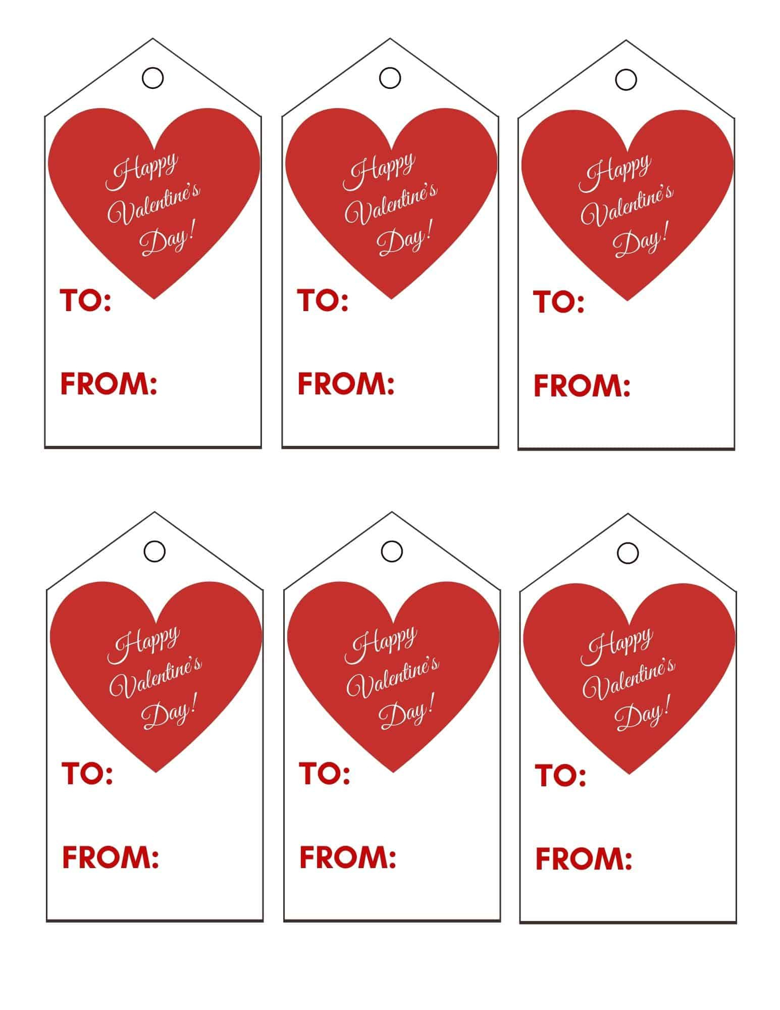 Free Printable Valentine Tags - Add A Little Adventure in Free Printable Valentine Tags
