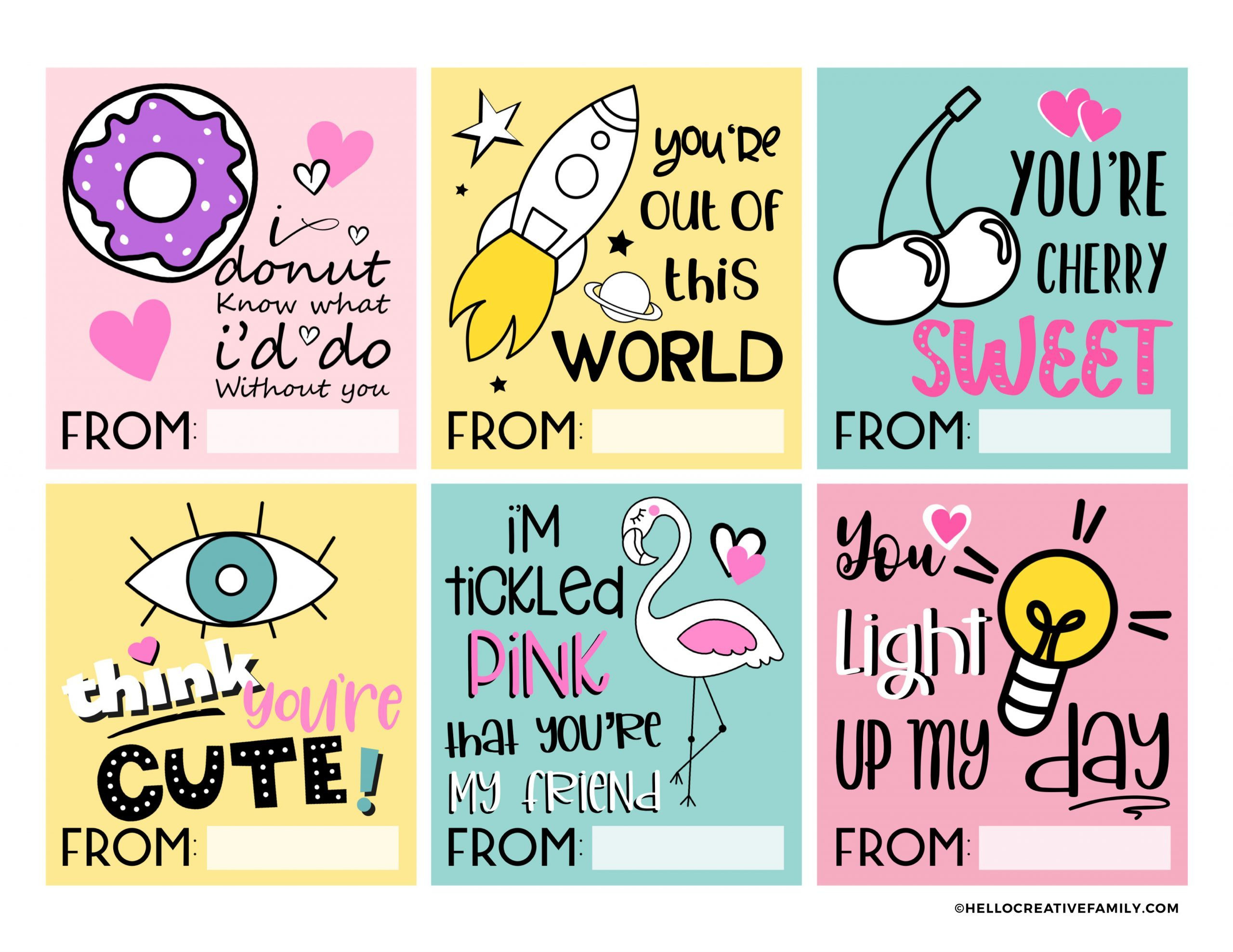 Free Printable Valentine'S Day Cards- Teen And Tween Approved regarding Free Printable Valentine Cards For Preschoolers
