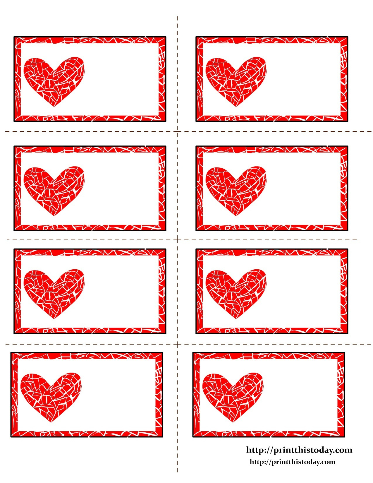 Free Printable Valentines Day Name Tags - Printable Party Favors inside Free Printable Heart Labels