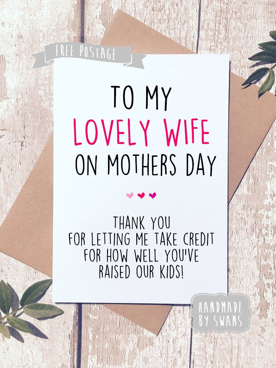 Free Printable Wife Mothers Day Cards - Printable Party Favors throughout Free Printable Mothers Day Cards To My Wife