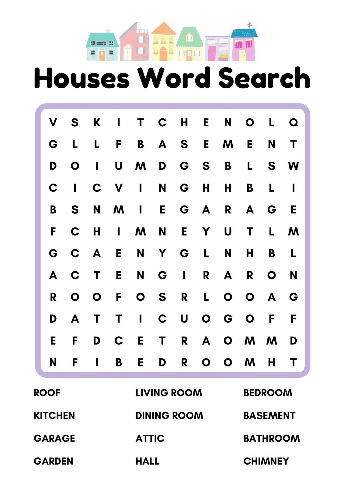 Free Printable Word Search Worksheet Templates | Canva for Free Printable Word Search Puzzles For High School Students