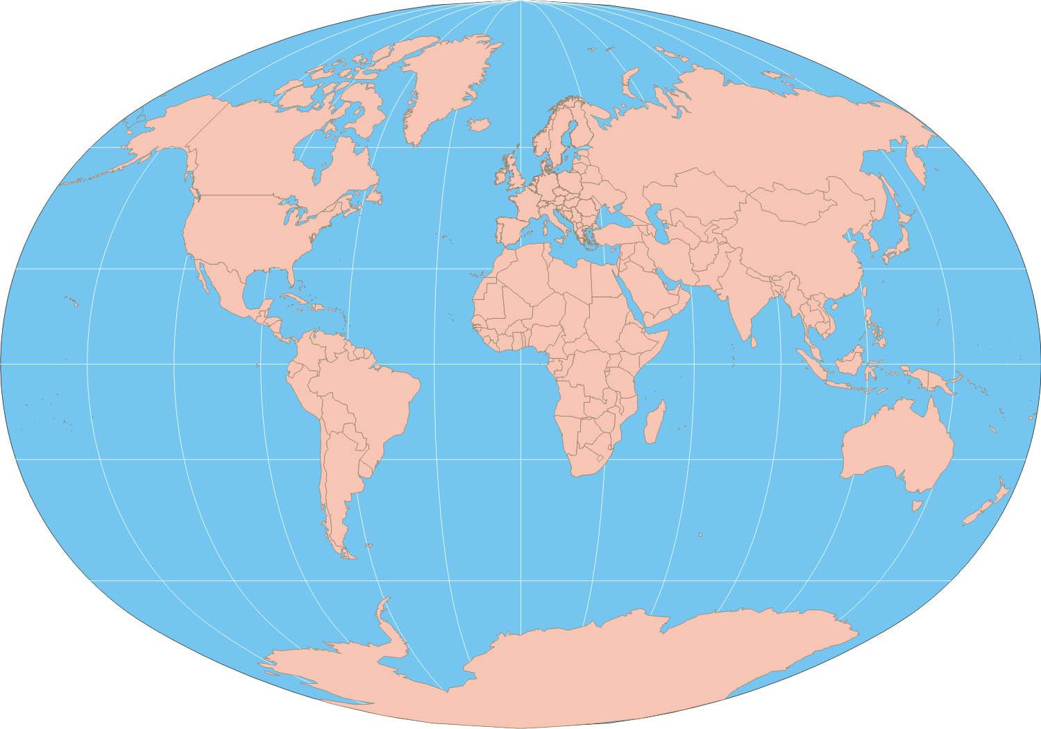 Free Printable World Maps in Free Printable Custom Maps