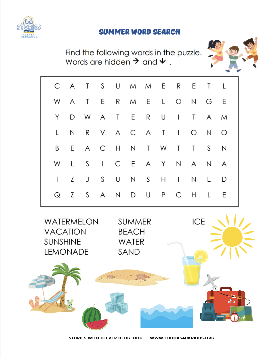 Free Printables For Kids - Stories With Clever Hedgehog intended for Free Printable Activities