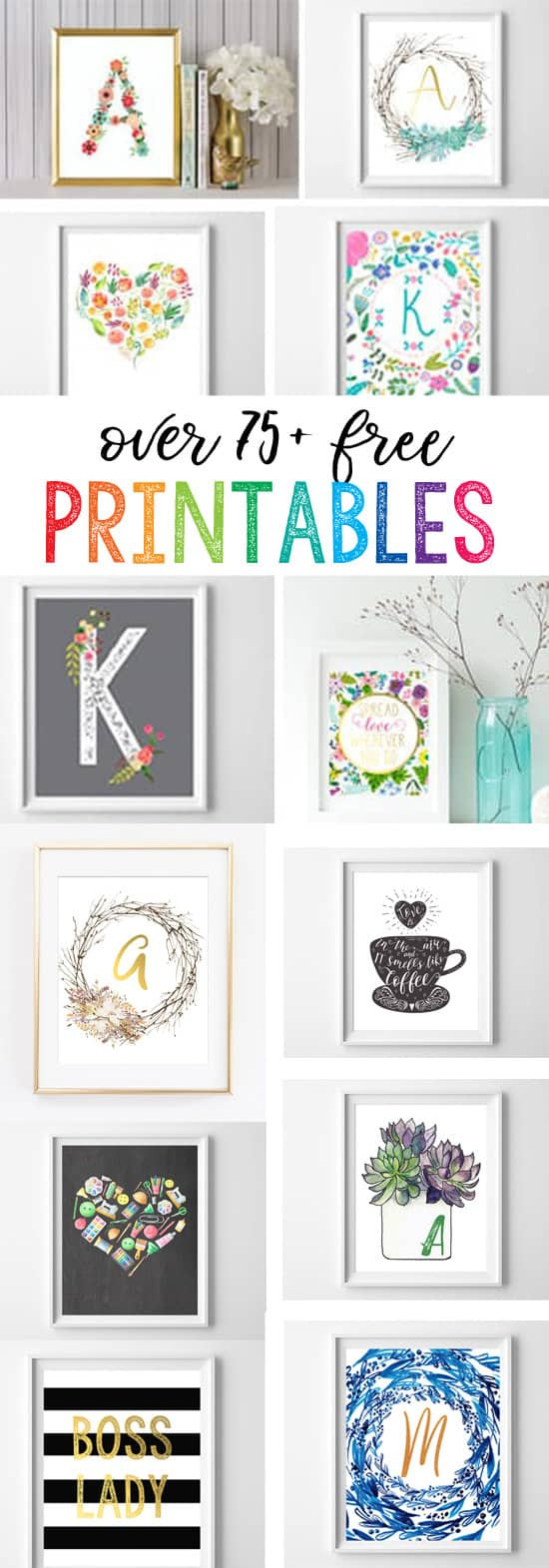Free Printables For The Home with Free Printable Decor