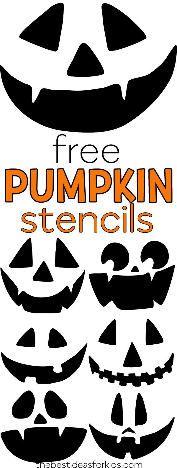 Free Pumpkin Carving Stencils For Kids pertaining to Pumpkin Carving Patterns Free Printable
