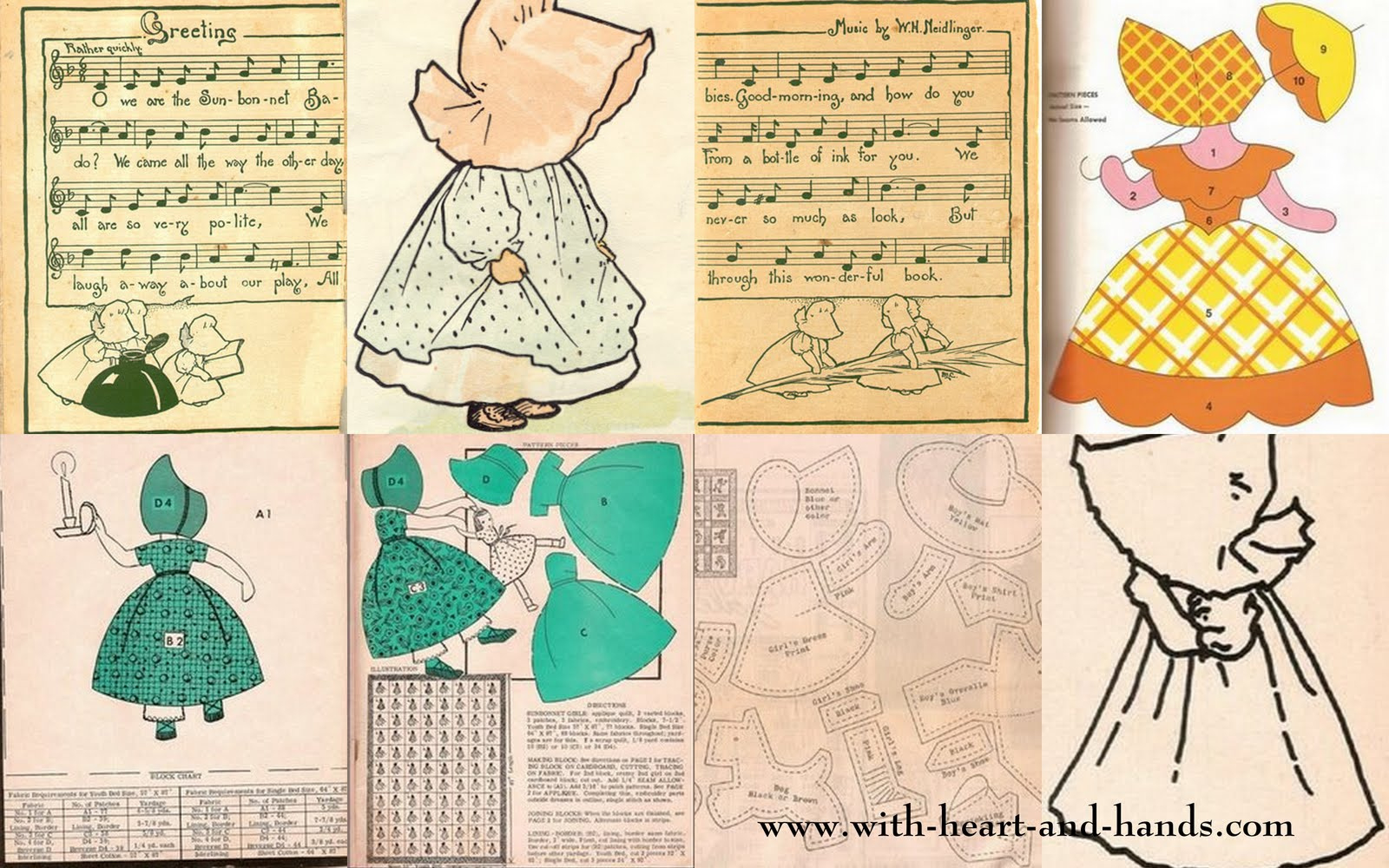 Free Quilt, Craft And Sewing Patterns: Links And Tutorials *With with Free Printable Dutch Girl Quilt Pattern