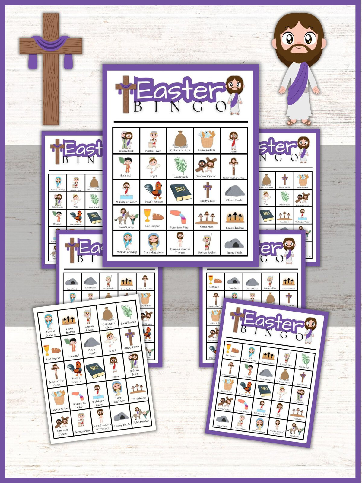 Free Religious Easter Bingo Printable! | Healing Home for Free Printable Religious Easter Bingo Cards