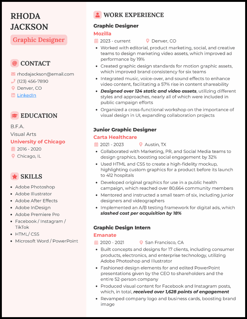Free Resume Templates [Download &amp;amp; Print] with regard to Free Printable Professional Resume Templates