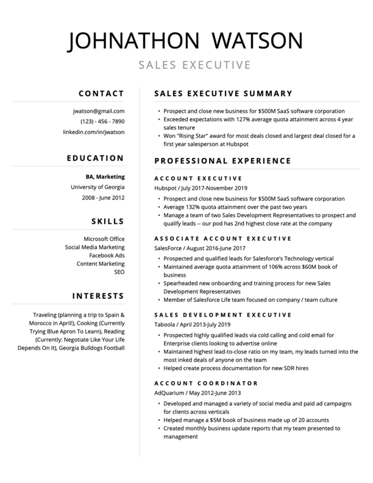 Free Resume Templates For 2025 (Edit &amp; Download) | Resybuild.io with regard to Free Printable Professional Resume Templates