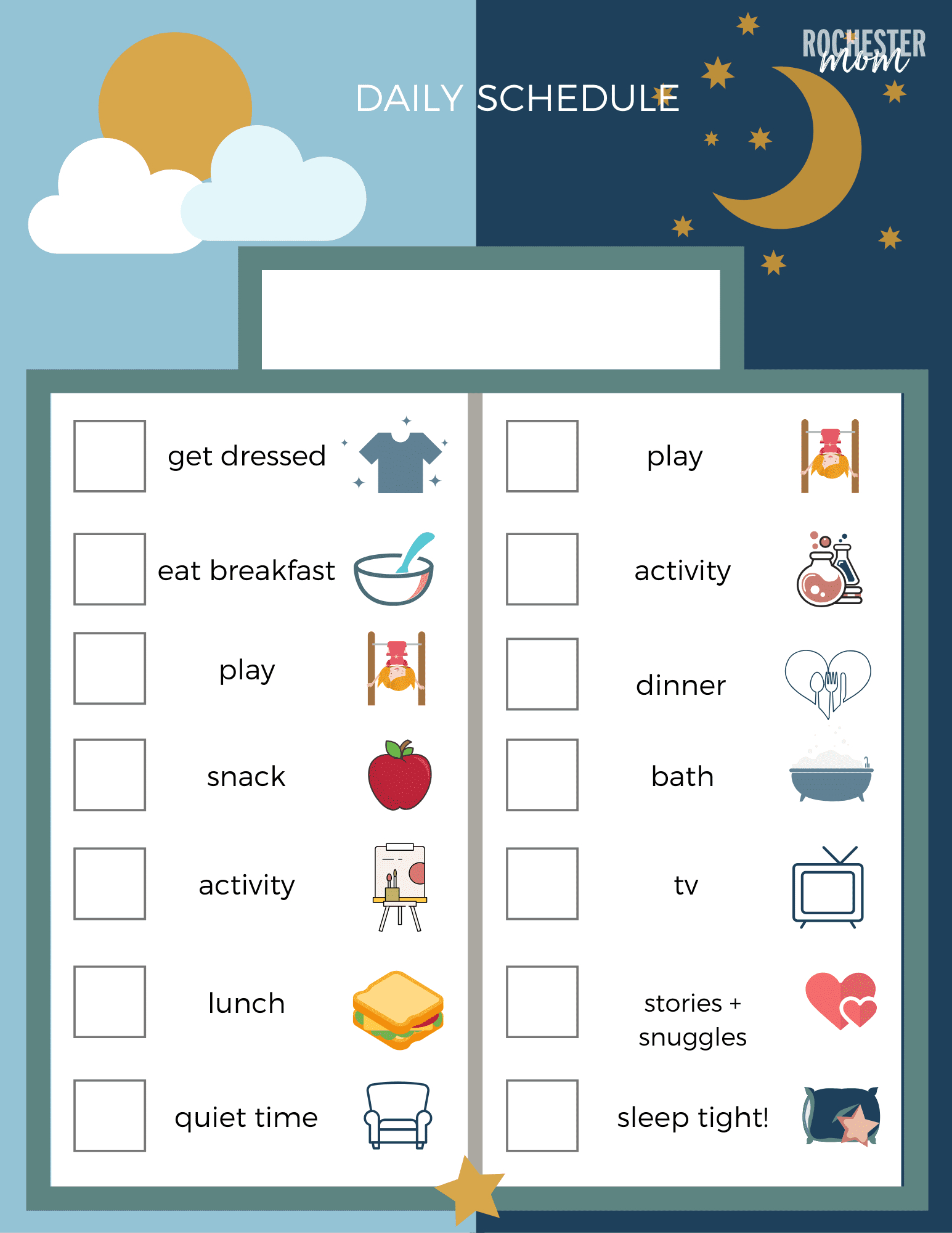 Free Routine + Activity Charts Customizable For Your Family inside Children&amp;amp;#039;s Routine Charts Free Printable