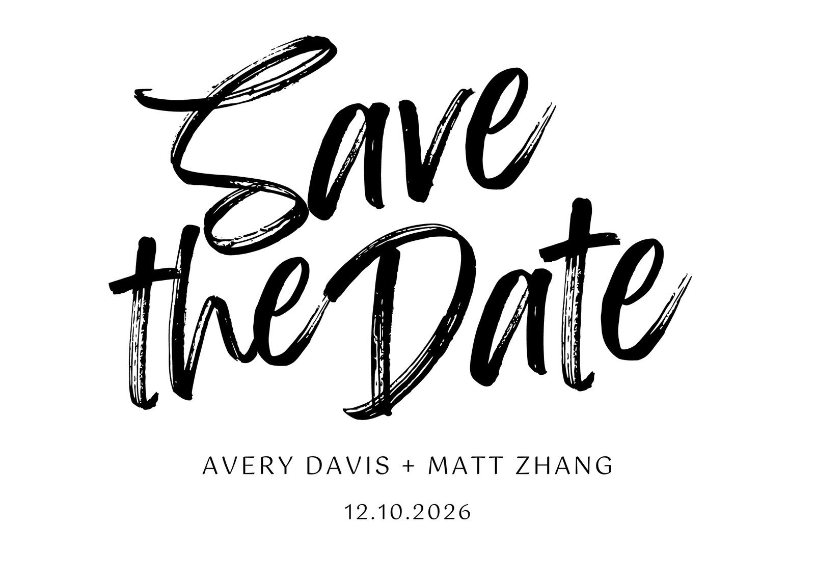 Free Save The Date Card Templates To Edit And Print | Canva intended for Free Printable Save The Date