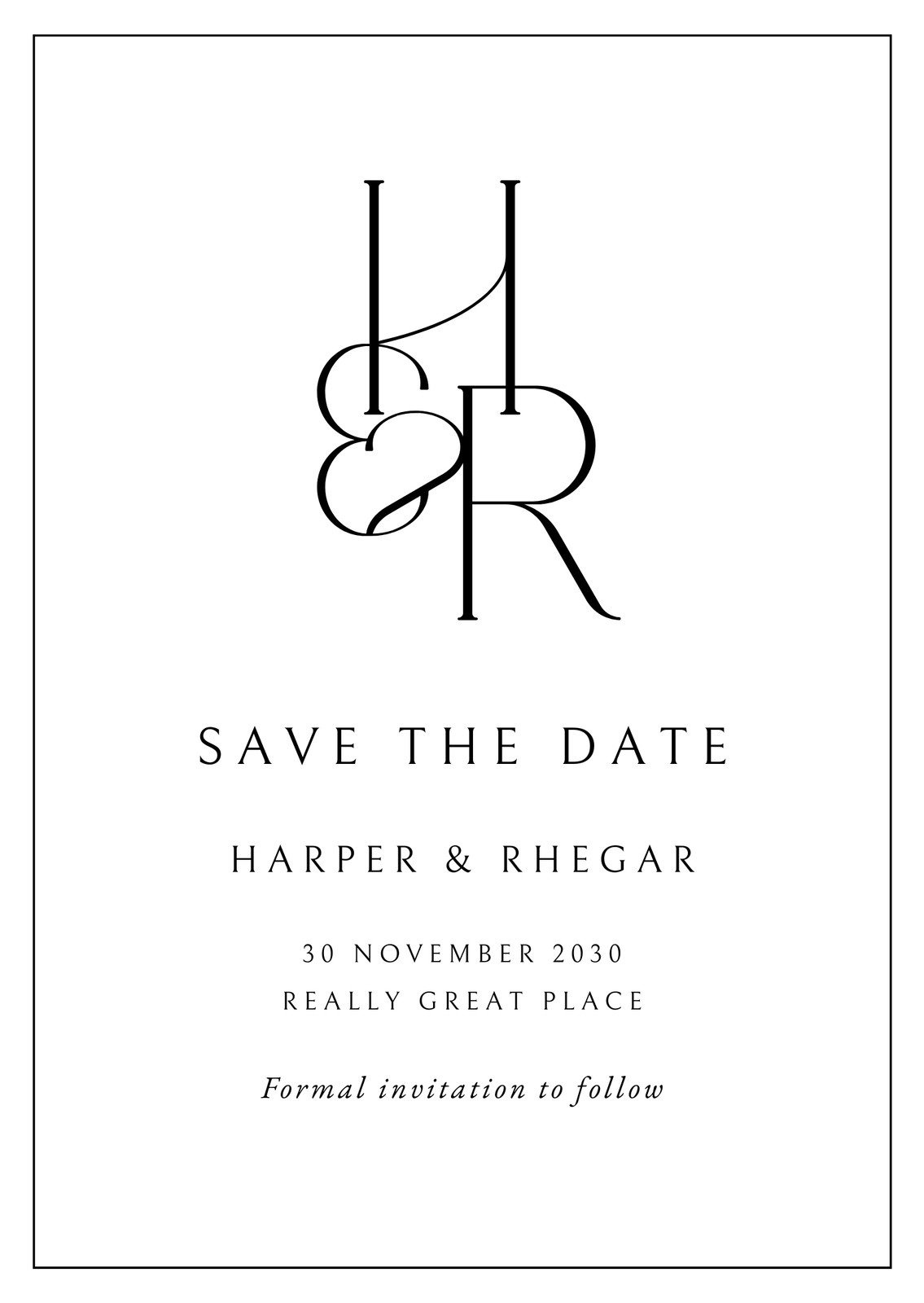 Free Save The Date Card Templates To Edit And Print | Canva throughout Free Printable Save The Date Invitation Templates