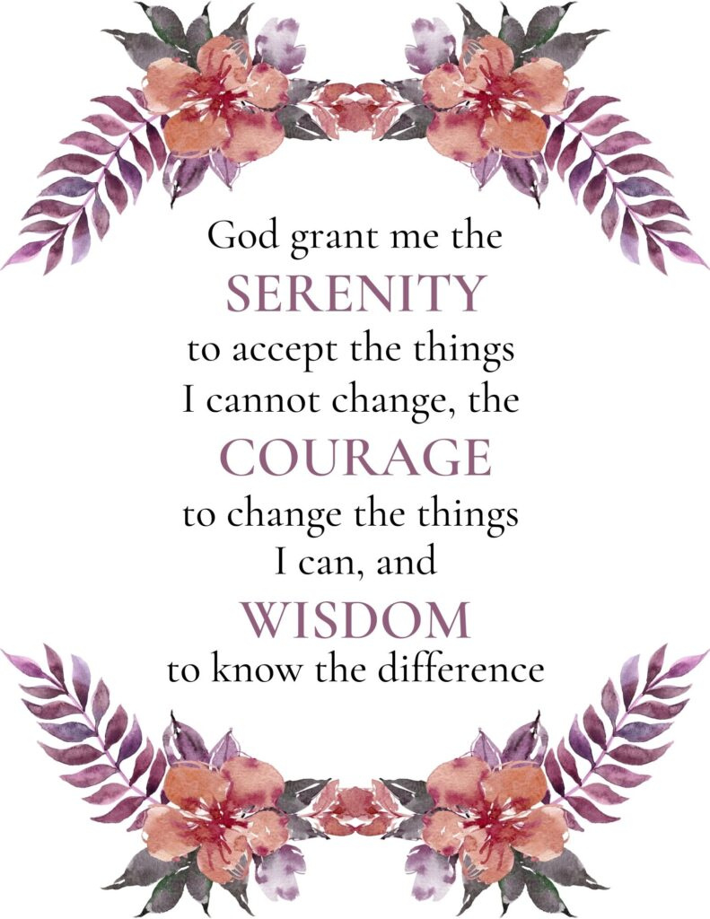Free Serenity Prayer Printables - Worksheets Library throughout Free Printable Serenity Prayer