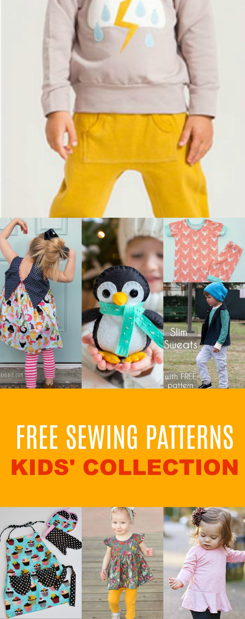 Free Sewing Patterns: Kids' Pattern Collection - On The Cutting regarding Free Printable Sewing Patterns For Kids