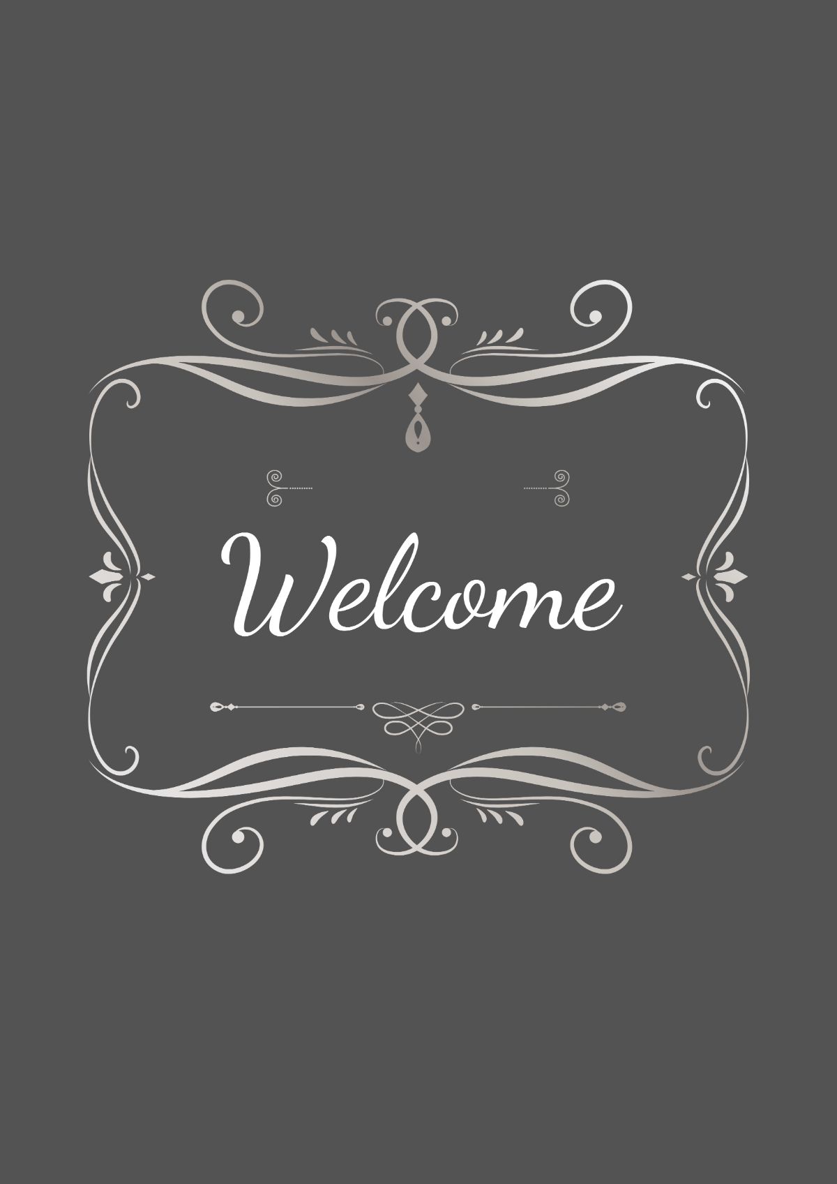 Free Sign Templates, Editable And Printable for Free Printable Welcome Sign Template